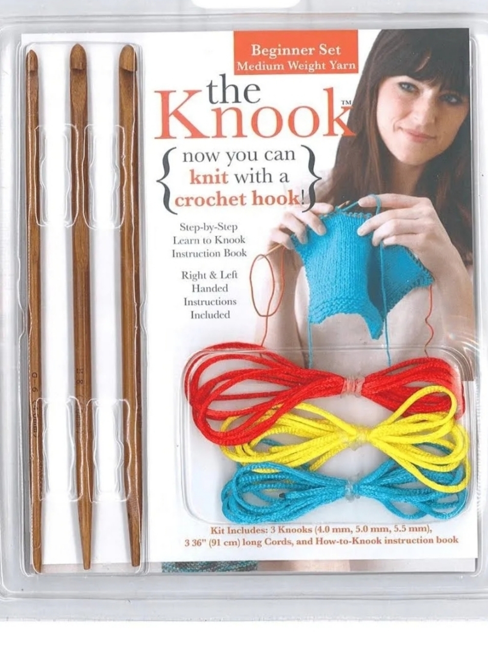 Leisure Arts 46820 Kit The Knook Set Beginner Step By Step Crafting Homemade NWT